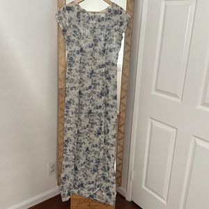 Floral reformation maxi dress